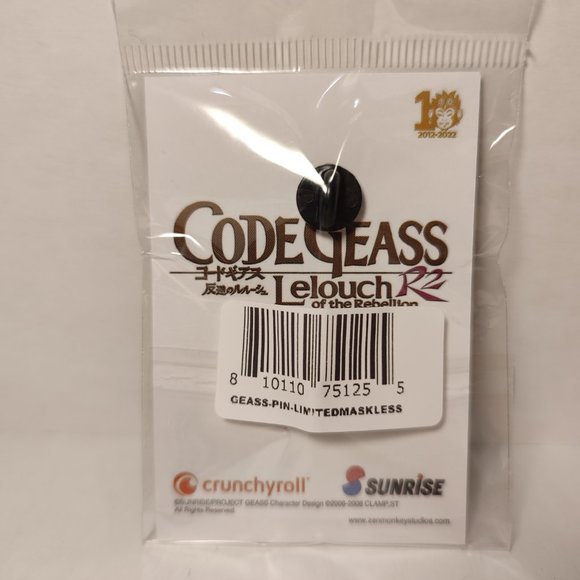 Code Geass Zero Lelouch Lamperouge Limited Edition Collectible Pin - Picture 2 of 4